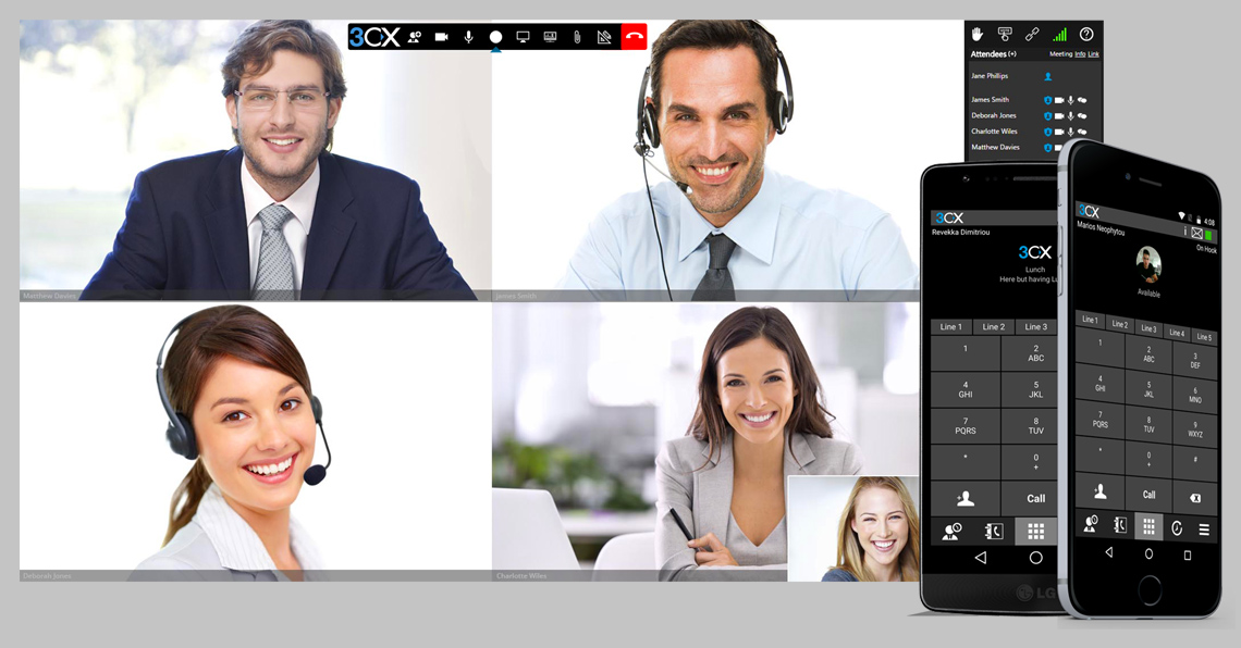 With 3CX, you can take your extension wherever you go, from VoIP clients for Android and iOS, Soft Clients for Windows and Mac to clientless web conferencing and the integrated web client - Contact NFinity for VOIP today
